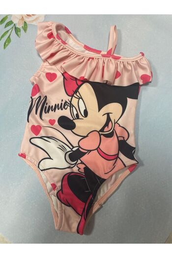 MİLAYS LİFE HOME COLLECTİON Milays Kids Girl's Mini Patterned Swimsuit