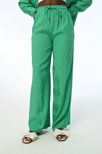 Orfeo Negro WOMEN'S COMFORTABLE COLLAR LEGGET GREEN PANT
