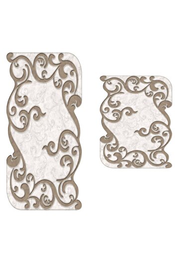 Alanur Home Alanur Kamelya Laser Cutting Σετ μπάνιου 2 τεμαχίων St210fg415bj