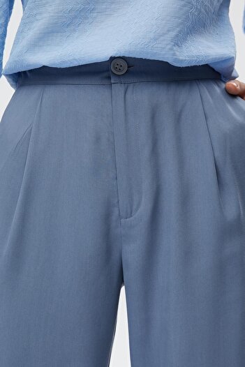 STELLA PULVIS Pleated Wide Leg Women's Trousers
