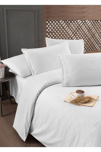 Altınbaşak 6 PIECES 100% LUXURY COTTON, COTTON INFINITY POPLIN DOUBLE PERSONAL COVER SET