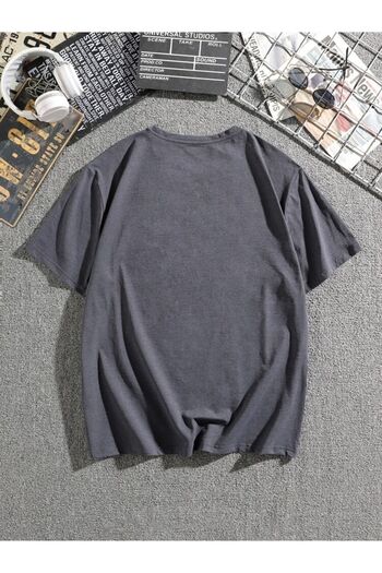 Pasage Griland Oversize One Printed Gray Tshirt