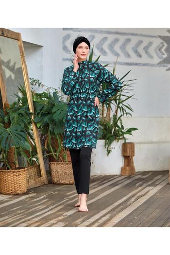 MARESİVA Μαύρο Hijab Μαγιό - Πλήρως Κάλυμμα, Desı 4 8059