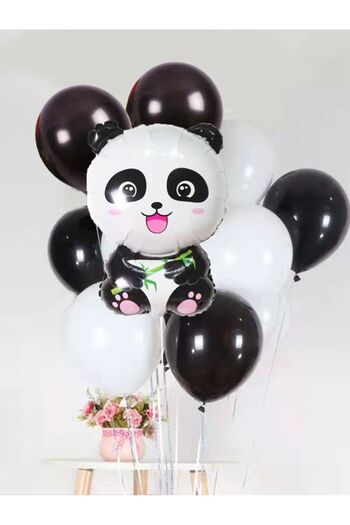Parti Station Panda Concept Crane Balloon Bouquet Set for Birthday