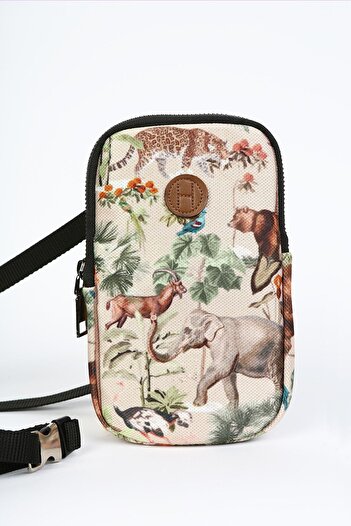 HAMUR Αθλητική τσάντα καρπού τηλεφώνου Woods Beige