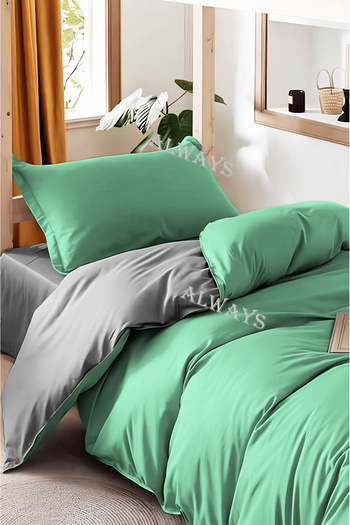 Always Single Elastic Double Sided Duvet Cover Set