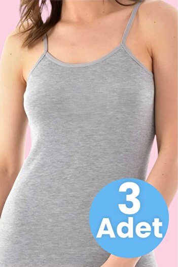 Mood Agenda Women's Rope Strap Cotton Undershirt 3 Pieces