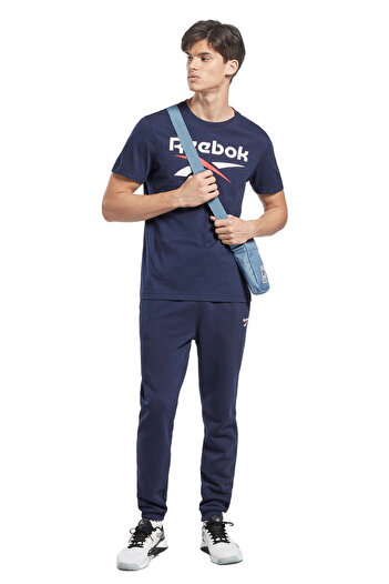 Reebok Ανδρικό κοντομάνικο μπλουζάκι RI Big Logo Tee Navy Blue