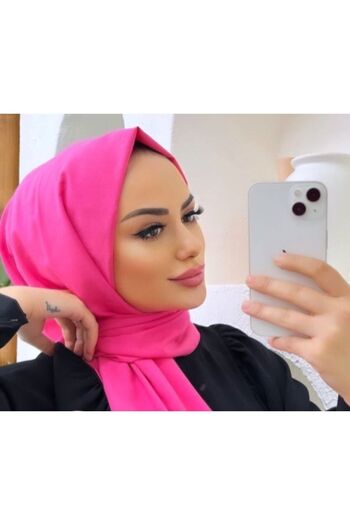 HAR-UM Ticaret Hijab Women's Cotton Jazz Shawl Fuchsia