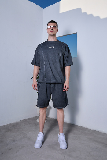Ghetto off limits Your Essence Touch Anthracite Color T-shirt - Double Sided