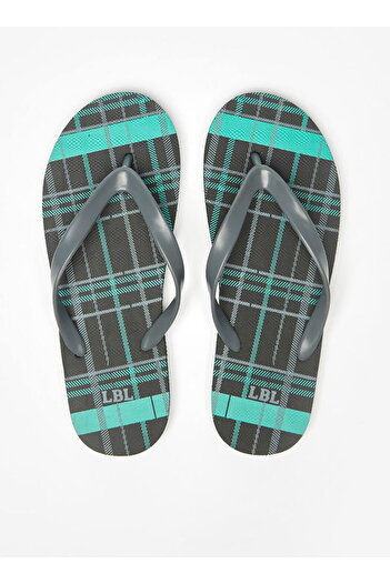 LBL by Shoexpress Checked Slip-On Thong Slippers