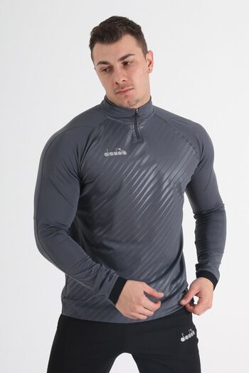 Diadora Elite Training αθλητική φόρμα Single Top Anthracite
