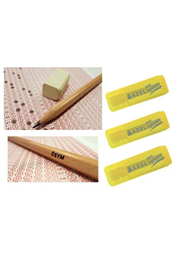 Faber Castell Adel Highlighter 3 Pieces Yellow Color Faber-castell Natural Ösym Pencil 30" 2.5b