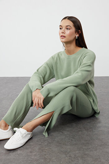 Trendyol Collection Wide Fit Mint Knitwear Set - Twoaw22Au0040