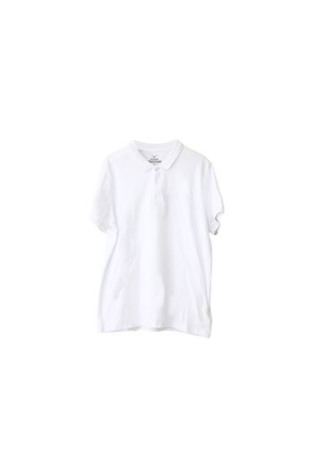 Cazador Ανδρικό μπλουζάκι White Jazz 4713 Polo Pique Μπλουζάκι Polo 24yceeo04713-100