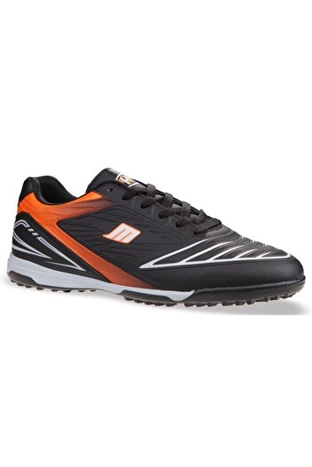 M.P. 222-2802 Black Orange Comfortable Sole Men's Astroturf Shoes