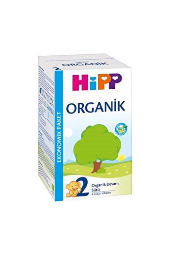 Hipp 2 Organik Devam Sütü 600 Gr 4'lü Paket
