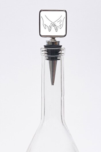 Hediyesepeti Minimal Holding Hand Design Wine Stopper