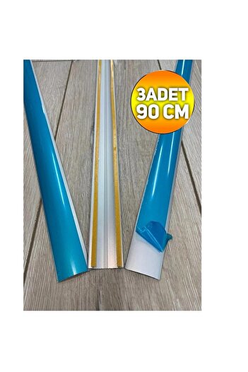 Ucuz Depo Alüminyum Bantlı Kapı Eşik Profili / Kapı Altı Çitası/parke Çıtası 90cm/3 Adet