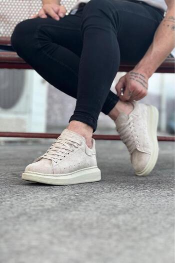 BPM Wagoon WG096 - Beige Suede Men's Casual Shoes