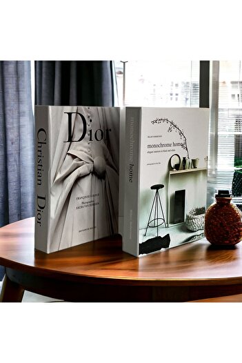 NARİBA Decorative 2-Piece Book Box Set