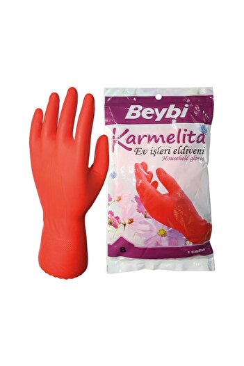 Beybi Size 8 karmelita Dish Glove