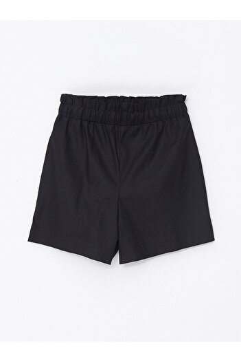LC Waikiki LCW Women's - Plain Linen Blended Elastic Waist Shorts