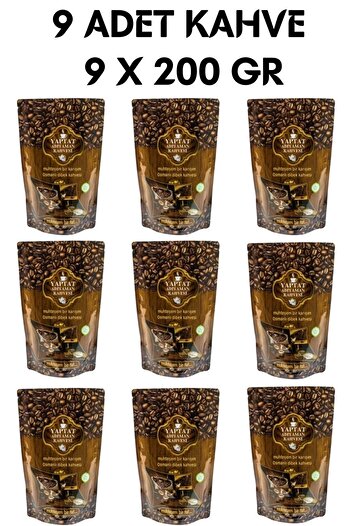 yaptat kahve gıda YAPTAT ADIYAMAN OSMANLI DİBEK KAHVESİ 200GR 9X200GR