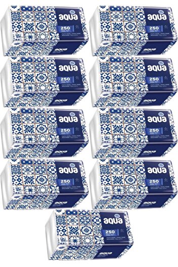 Aqua Practical Wipes 250 Sheets Single Pk (Set of 9)