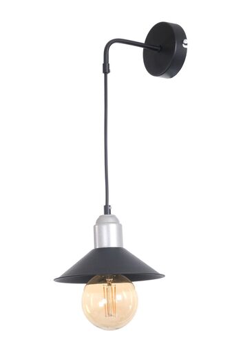 Fer Avize Neva Walking Stick Modern Design Living Room - Kitchen - Bedroom - Black Gray Color Wall Sconce