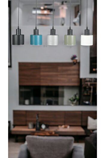 Fer Avize Mısra Özel Tasarım - Modern - Cafe - Mutfak - Salon 5 Li Sıralı Sarkıt Avize