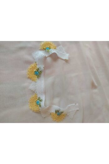 NUMİSTORE Handcrafted Needle Embroidery Towel Edge