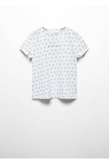 MANGO Kids T-Shirt mit Rundhalsausschnitt