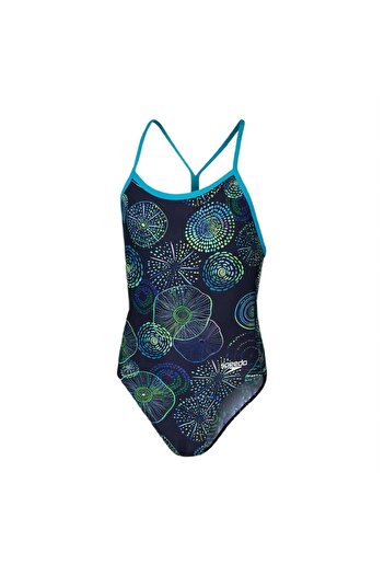 SPEEDO SPEEDO ALOV DIGI VBK 1PC JF ΣΚΟΥΡΟ ΜΠΛΕ Παιδικό μαγιό
