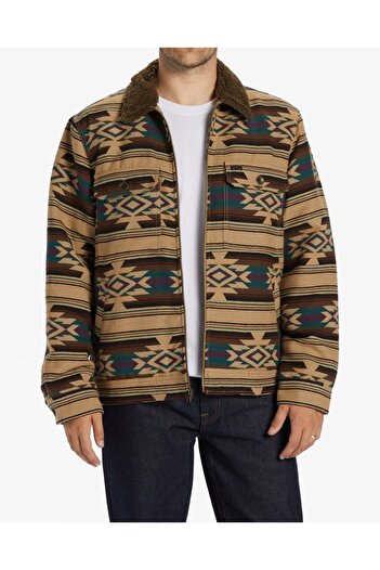 BİLLABONG Billabong Ανδρικό μπουφάν Barlow Sherpa Gravel Abyjk00184-grv