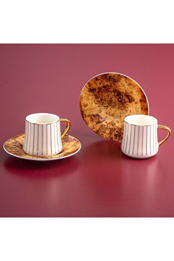 Jumbo World Coffee Cup Set for 2 People