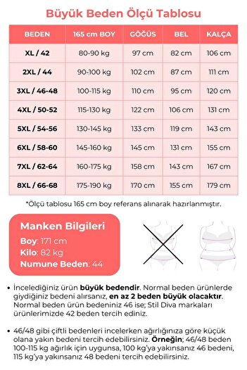 Stil Diva Büyük Beden Bisiklet Yaka Yumuşak Dokulu İnci İşlemeli Bluz 301421