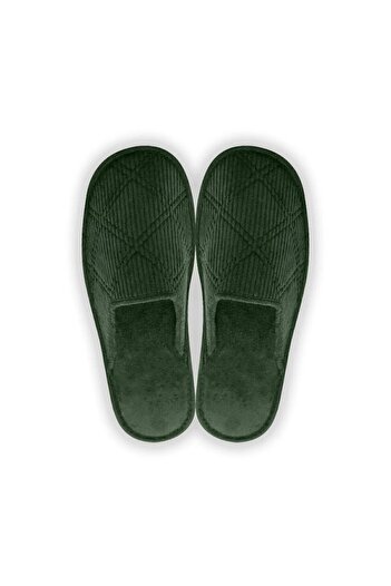İncim Πράσινες παντόφλες Comfort House Unisex - Άνετο δώρο Dowry Groom Guest Slippers 37-45