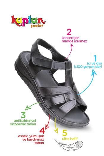 KAPTAN JUNIOR Kapitan Junior - Women's Mother Orthopedic Leather Sandals Zckmk 505