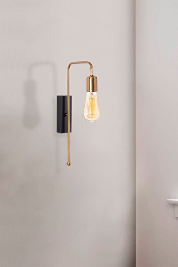 Fer Avize Elegant Retro Rustic Decorative Modern Wall Single Sconce