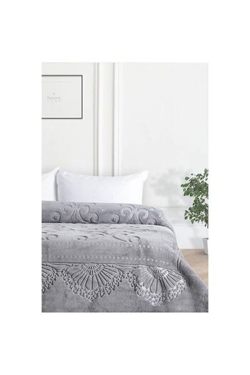 Merinos Smoke Double Blanket - Twinkle Embos