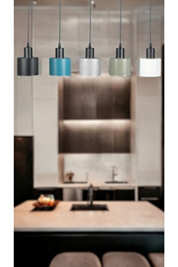 Fer Avize Mısra Özel Tasarım - Modern - Cafe - Mutfak - Salon 5 Li Sıralı Sarkıt Avize