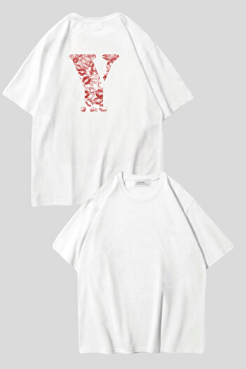 Carpe Kiss Design Y Oversize T-shirt