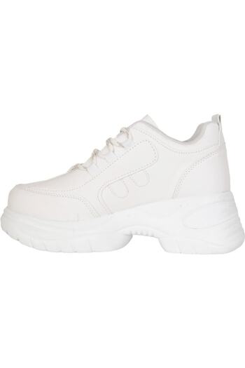 M.P. Pantofi sport negri cu talpă groasă pentru femei 305
