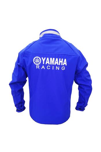 Anka Men's Navy Blue Hp Softshell Water and Windproof Coat with Logo