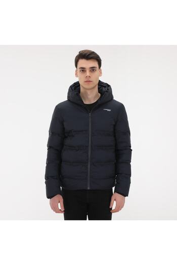 lumberjack NOLAN COAT Синій чоловічий пальто 100438090