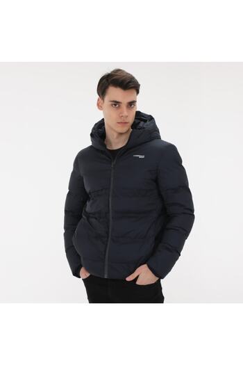 lumberjack NOLAN COAT Синій чоловічий пальто 100438090