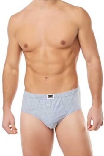 Tutku Men's Gray Panties - 3 Pieces