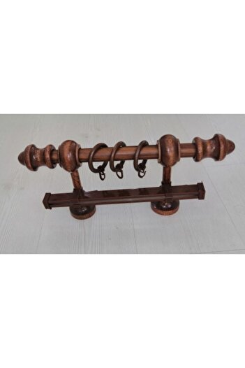 Özgür Beksahome Rustic 125 см Горіх Одинарна труба Штора