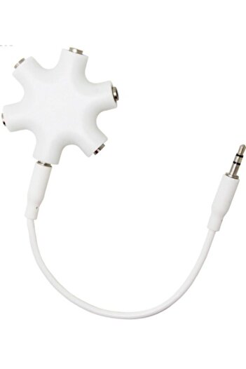 Alfais 4948 Kulaklık Çoklayıcı 3.5mm Stereo Çoğaltıcı Kalın Uç